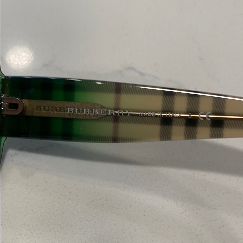 Burberry green plaid Sunglasses - Picture 3 of 5
